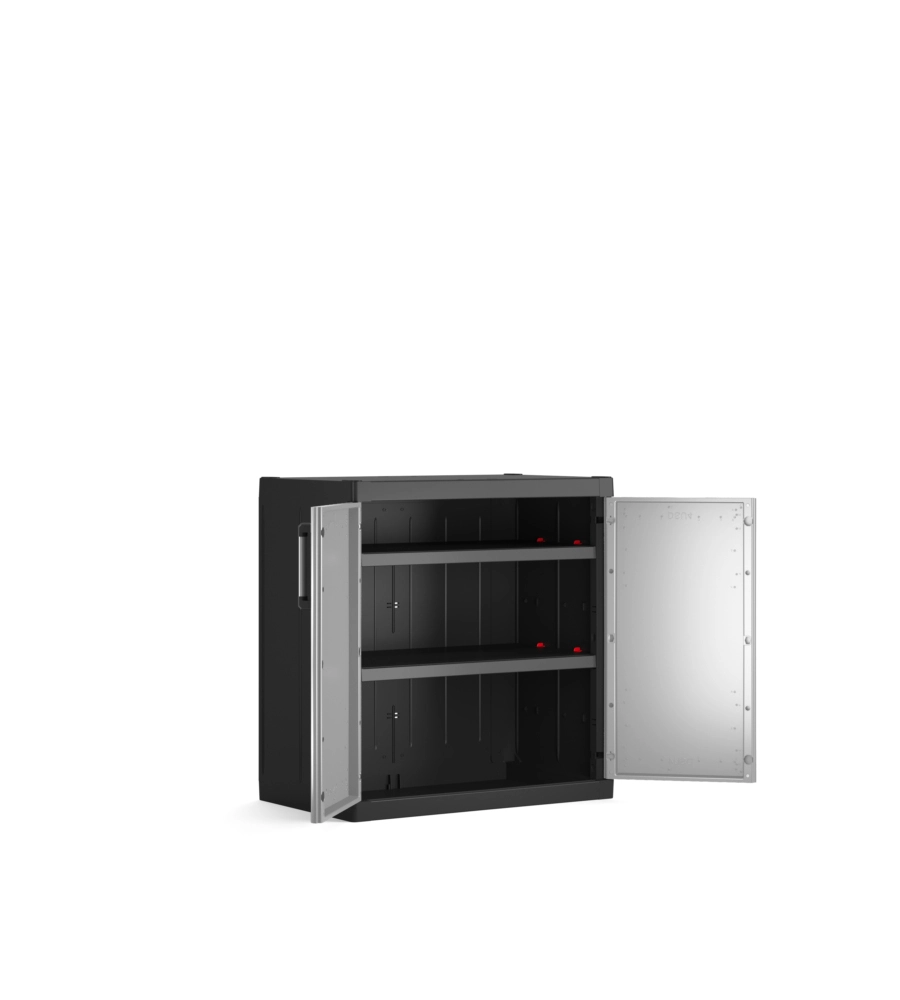ARMADIO IN RESINA BASSO KETER "DETROIT XL" GRIGIO, 89X54X93 CM